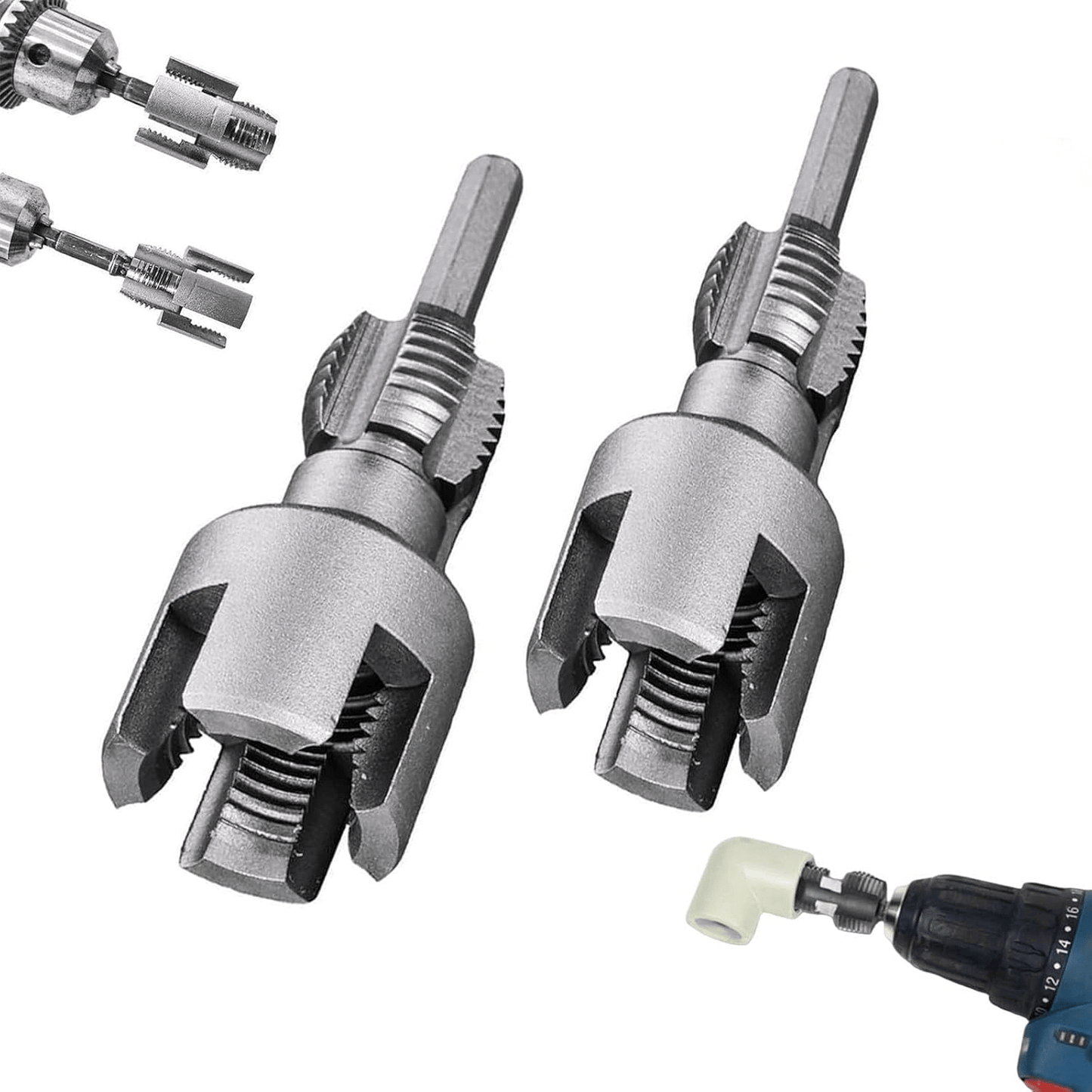 Integrated Internal & External Pipe Threading Tool