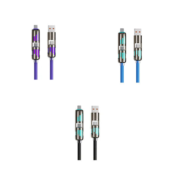 📲⚡ 4-in-1 USB Cable