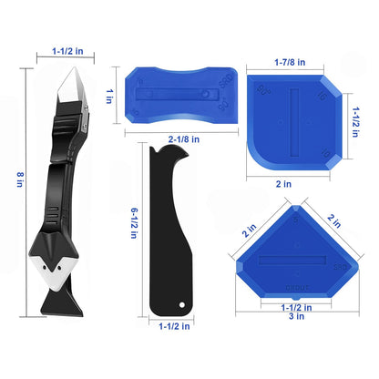 9Pcs 3 in 1 Silicone Caulking Tools