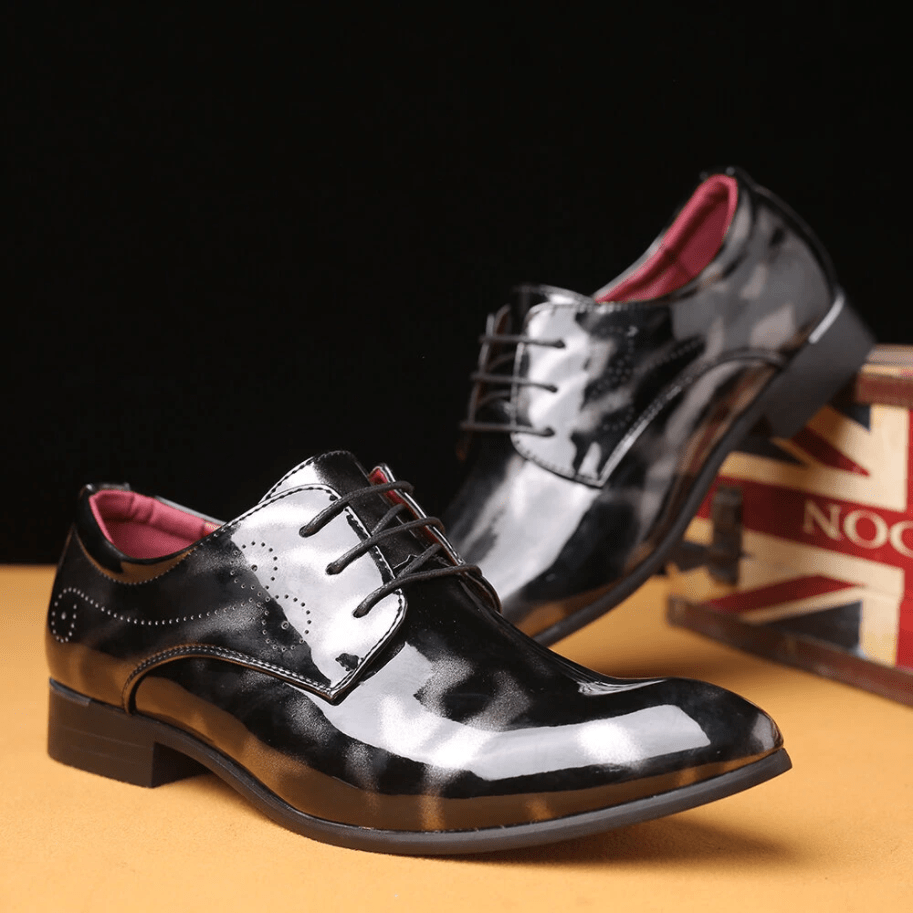 Early Bird Offer🎁--30% OFF🎉Mens Stylish Comfortable Non Slip Leather Oxfords Dress Shoes